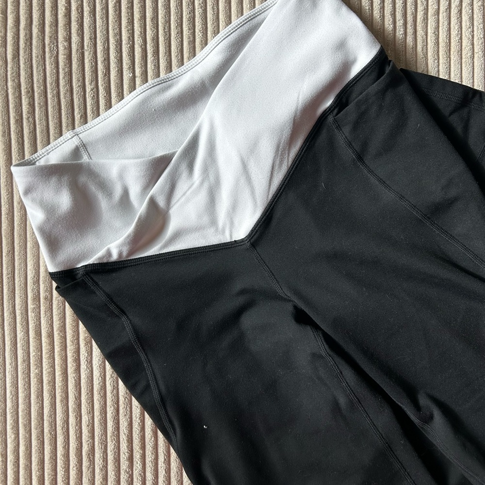 Fabletics PureLuxe Black and White Leggings